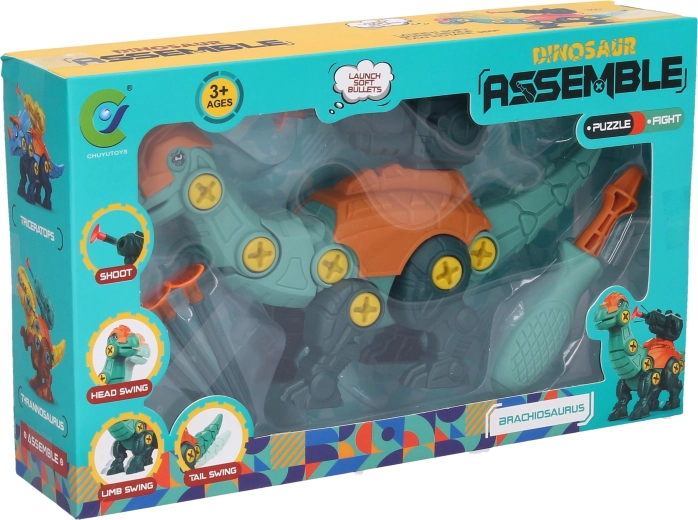 Dinosauro avvitabile con funzione di sparo 21 cm - 1 pezzo