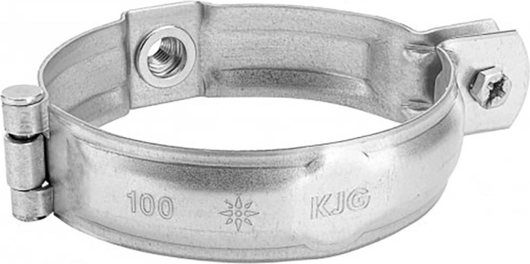 Collare per pluviale 100 mm senza punta M10 zincato