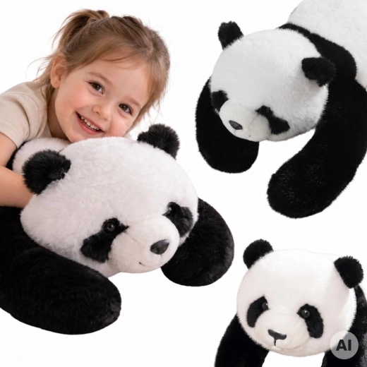 Panda sensoriale di peluche zavorrata WOOPIE 2,5 kg