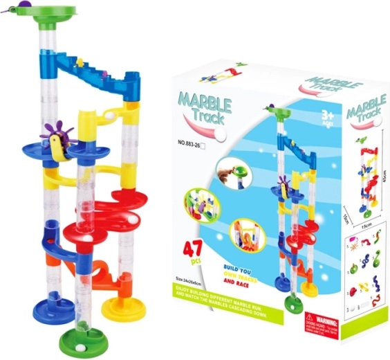 Pista per biglie – 47 pezzi