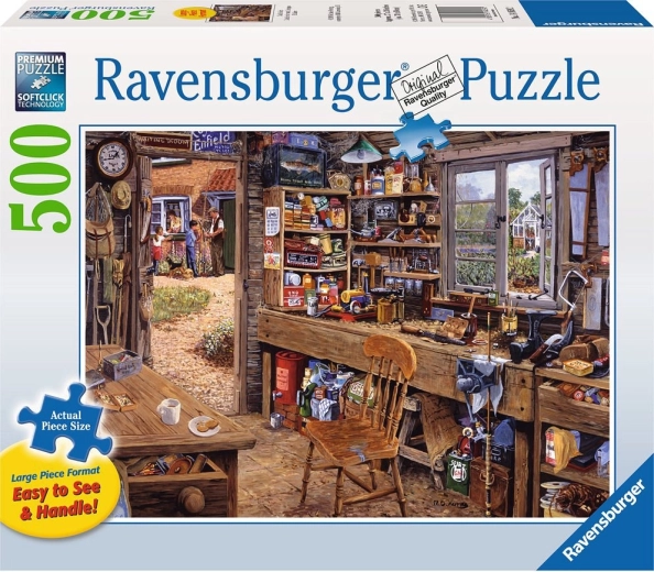 Puzzle Ravensburger Officina del papà XXL 500 pezzi