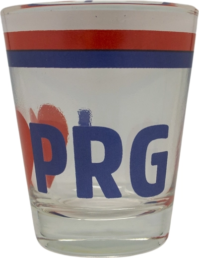 Bambola Praga cuore in vetro