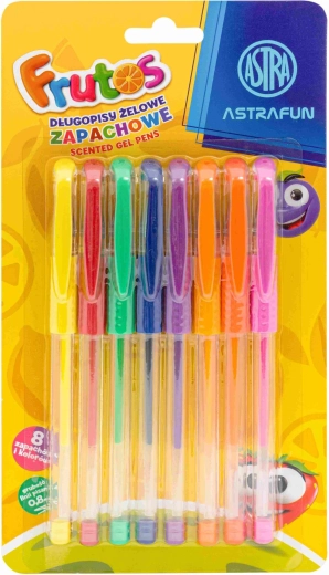 Set di penne gel profumate alla frutta, 8 pezzi