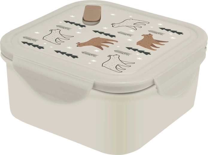 Lunch box in plastica con valvola Kitchisimo 1200 ml orso