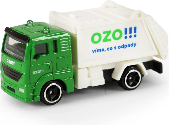 Camion dei rifiuti in metallo OZO 7 cm