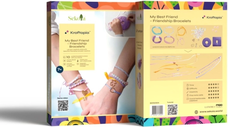 Braccialetti dell’amicizia Kraftopia – kit creativo