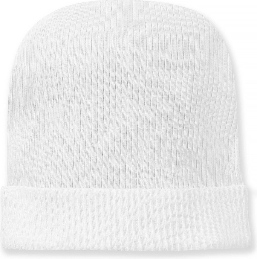 Cappellino Lovely Day in cotone a coste – bianco