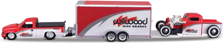 Maisto Design Team Haulers Chevrolet 454 SS pick-up con rimorchio e Chevy pickup