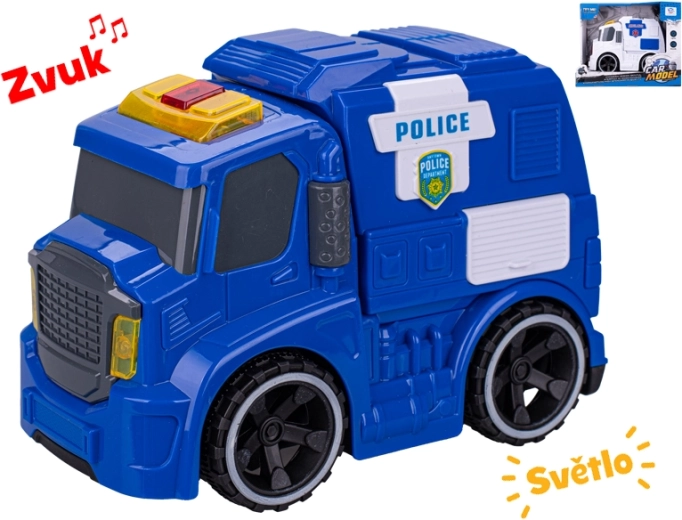 Auto di soccorso con luce e suono 19 cm