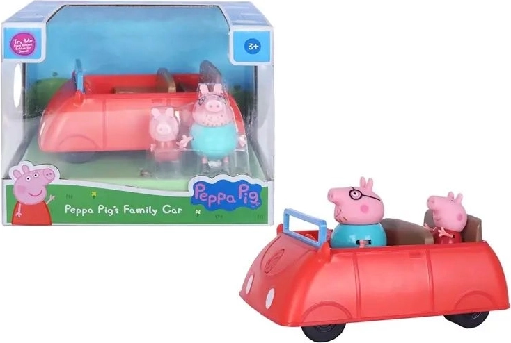 Auto familiare di Peppa Pig con 2 figurine