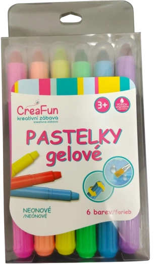 CreaFun pennarelli gel neon – set da 6 pz