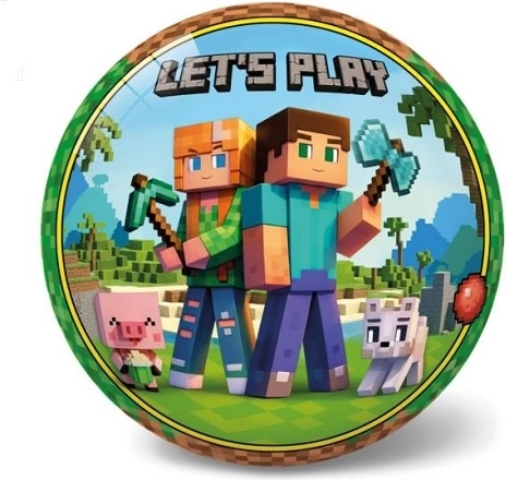 Pallone Star 23 cm Minecraft let's play