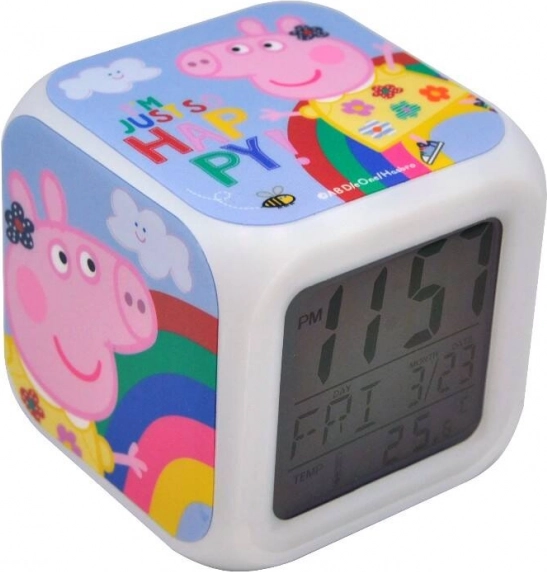 Sveglia digitale Peppa Pig (cubo) KiDS Licensing - 1 pezzo