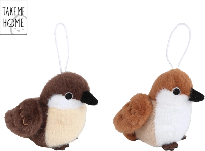Take Me Home uccellino di peluche 10 cm