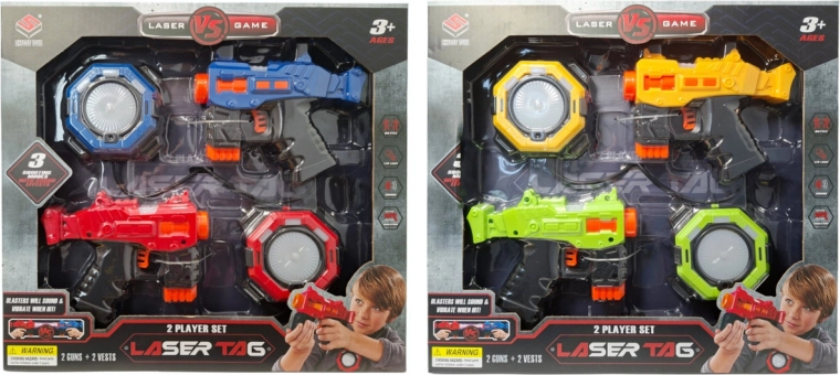 Pistola laser a batterie con contatore punti - 1 pezzo