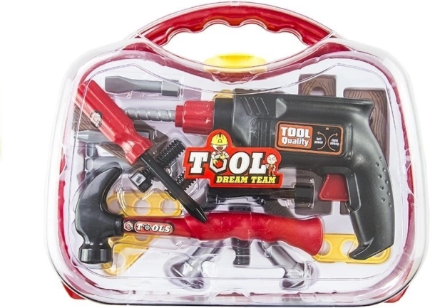 Set di attrezzi per bambini in valigetta 22 pezzi