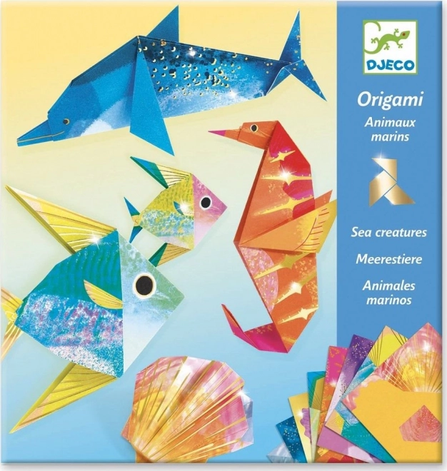 Origami metallizzati sott’acqua