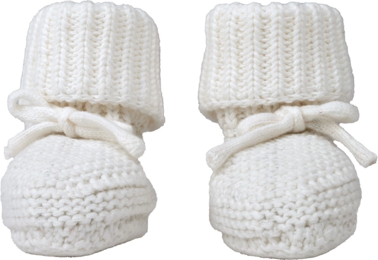 Lodger scarpine lavorate a maglia slipper knit cloud dancer 0–6 mesi