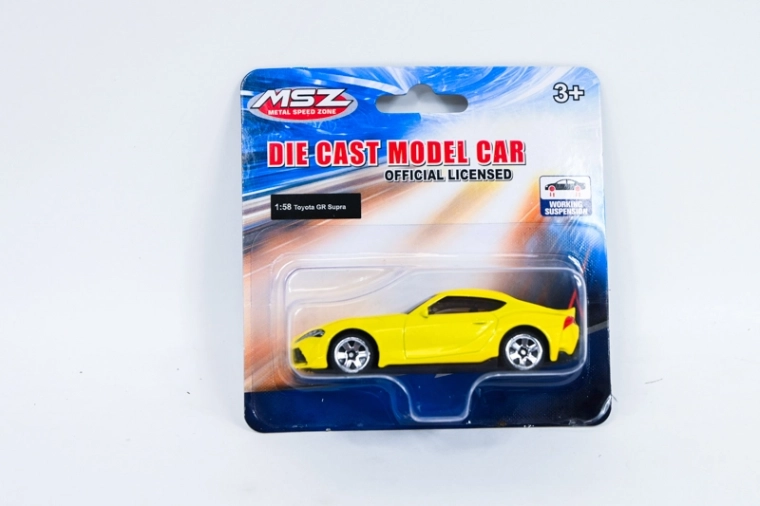 MSZ Toyota GR Supra modello auto giallo 1:58