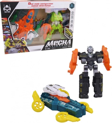 Robot trasformabile con aereo – set per bambini 3+