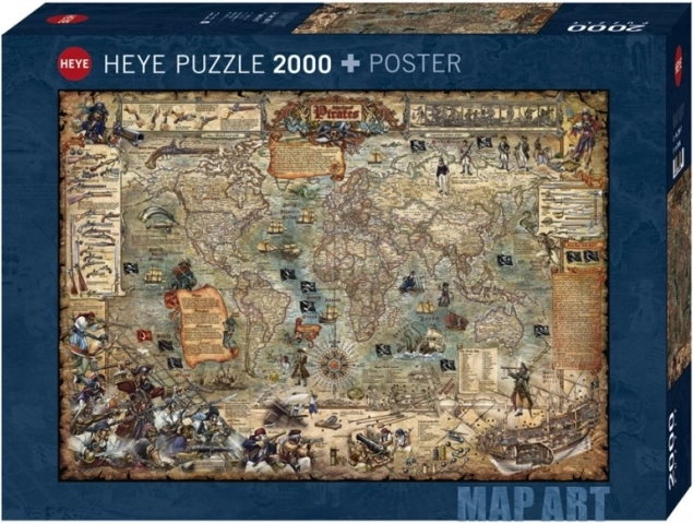 Puzzle 2000 pezzi – mondo dei pirati