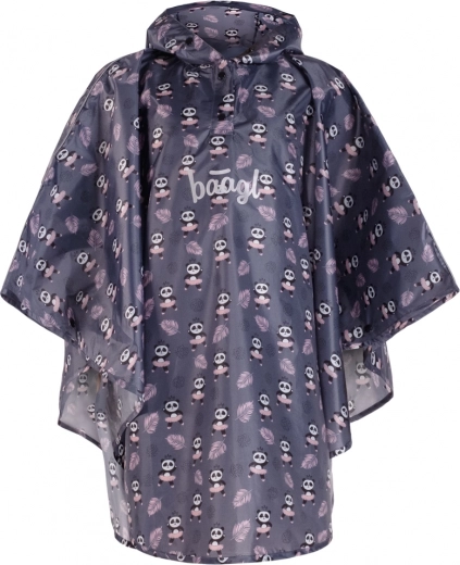 poncho antipioggia per bambini con panda BAAGL XS (90–110 cm)
