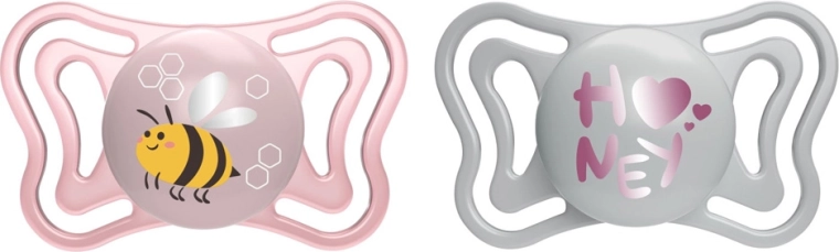 Chicco Physio Light succhietti in silicone rosa 2–6 mesi, 2 pz