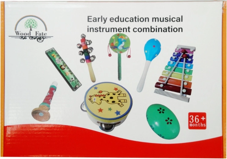 Set di strumenti musicali in legno per bambini