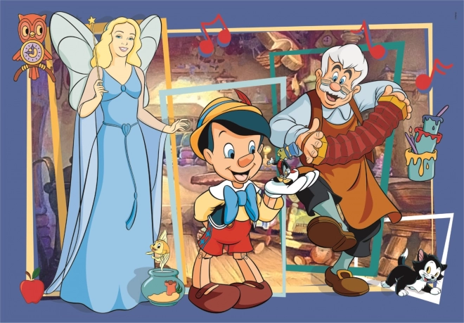 Puzzle per bambini CLEMENTONI DISNEY Pinocchio 104 pezzi