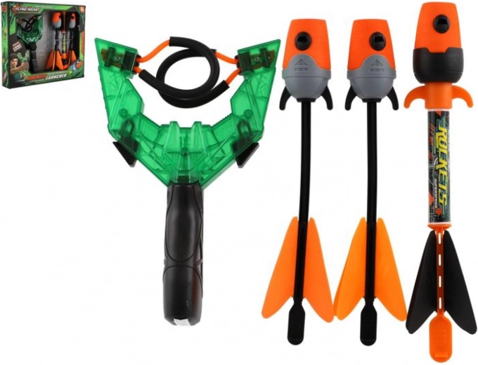 Fionda con frecce fischianti – set di tiro per bambini