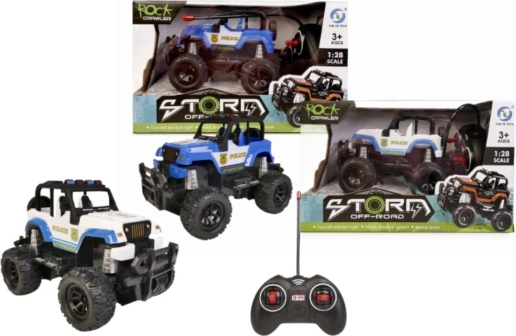 Auto della polizia fuoristrada RC