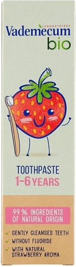 Vademecum Bio dentifricio per bambini fragola 1–6 anni 50 ml