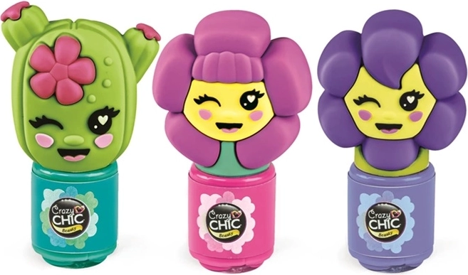 Clementoni Crazy Chic set creativo per decorare le unghie con applicatore floreale