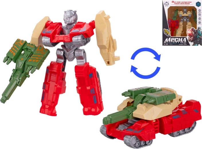 Carro armato/robot trasformabile 16,5 cm