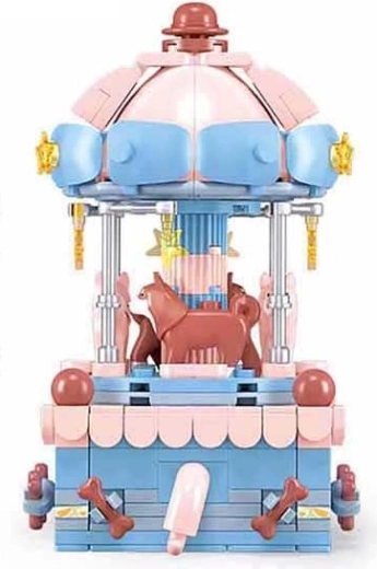 Sluban giostra con animaletto – cagnolino set di costruzione