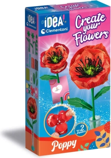 Clementoni Idea fabbrica di fiori – papavero