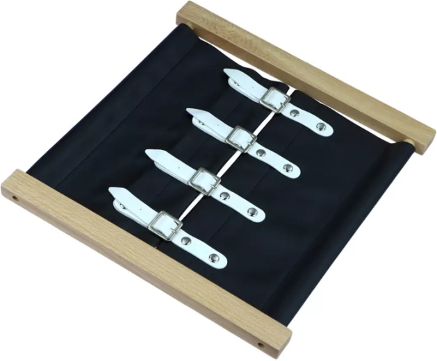 Telaio Montessori per allacciature con cinghie e fibbie