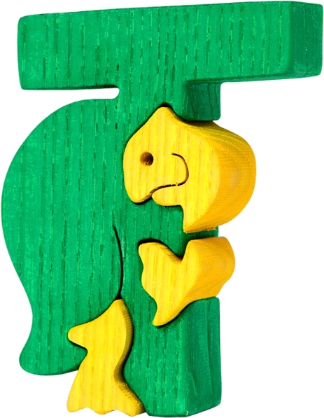 Fauna alfabeto – lettera T tartaruga