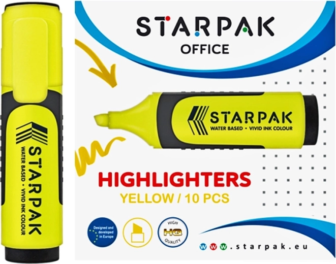 evidenziatore giallo - 1 pezzo