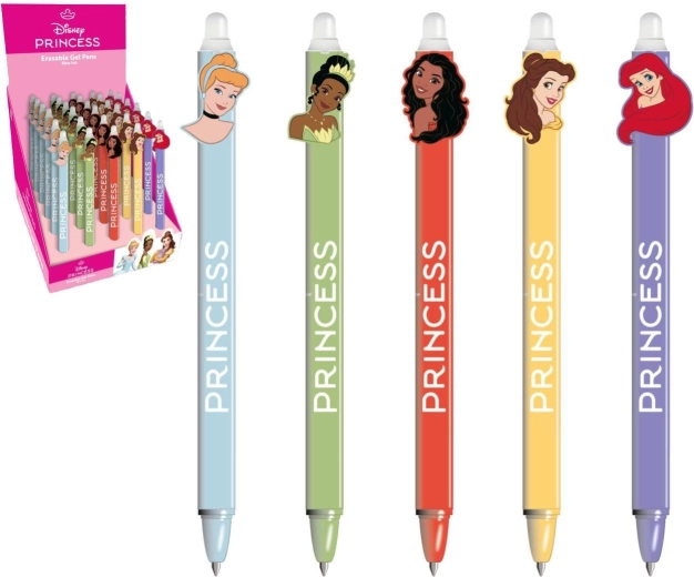 Penna gel cancellabile Disney Principesse 15 cm - 1 pezzo
