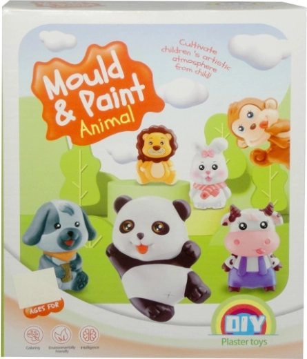 Set creativo – figurine in gesso da dipingere con magneti