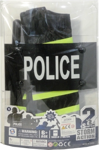 Set da polizia con scudo