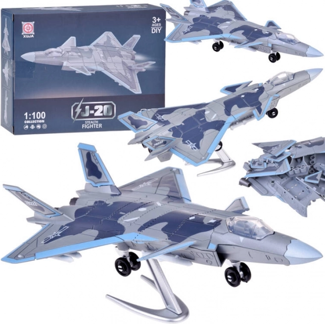 Kit modello J-20 aereo da combattimento 1:100