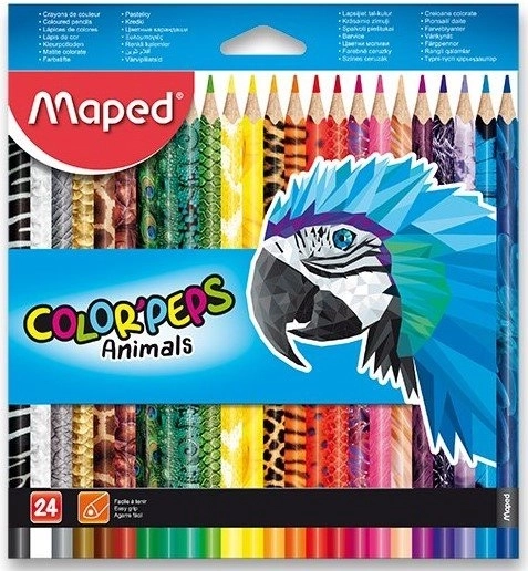 Pastelli maped color'peps animals 24 pz