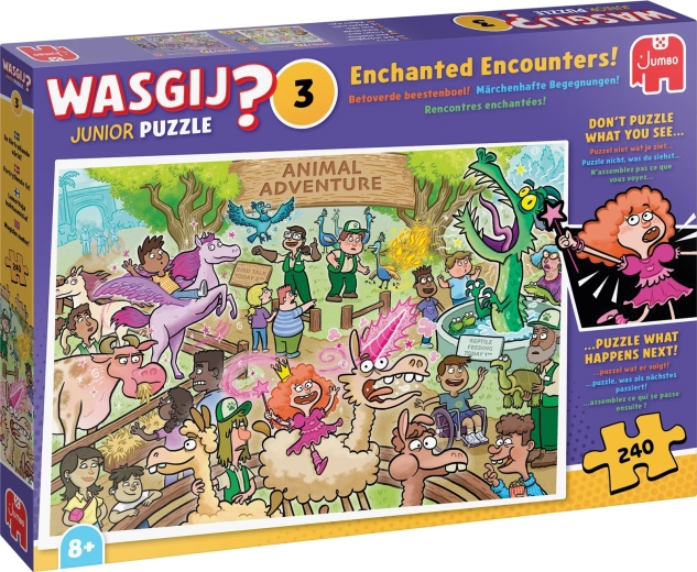 Jumbo Wasgij Junior 3: incontro magico – puzzle da 240 pezzi