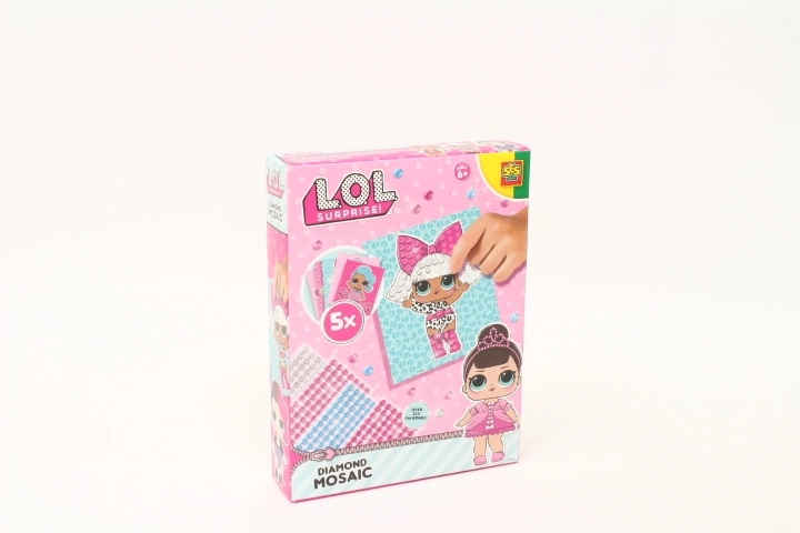 SES Creative L.O.L. Surprise mosaico creativo con pietre adesive