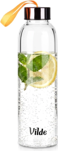 Bottiglia d’acqua in vetro Vilde 500 ml con laccetto