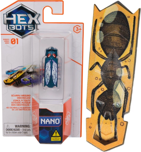 Spin Master HEX BOTS Nano mini scarabeo robotico – serie 1 (mix)
