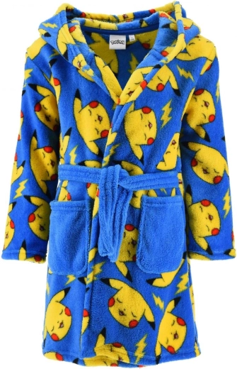 Accappatoio per bambini Pokémon Pikachu con cappuccio