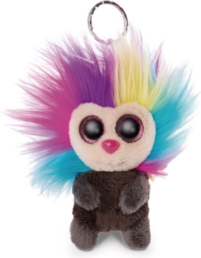 Portachiavi peluche Riccio nero Titiyu 9 cm